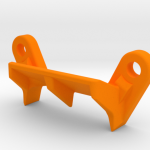 XB2 CE rear body mount (orange)